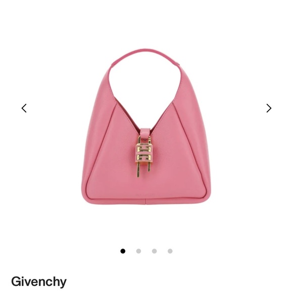 Givenchy Mini G Hobo Bag in pink with gold hardware - Picture 1 of 8